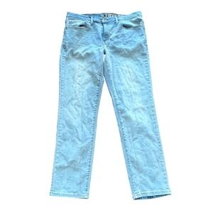 Devil-Dog Dungarees Mens‎ Light Wash Slim Straight Jeans 34x30 Blue Denim Pants